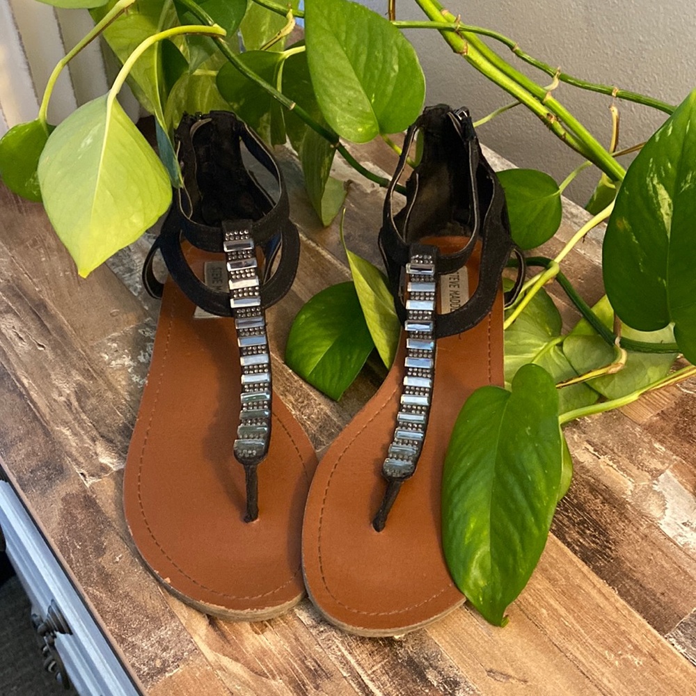 Steve Madden gladiator jewel sandals